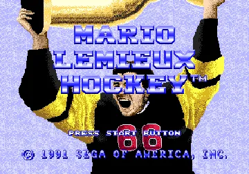 Mario Lemieux Hockey (USA, Europe) screen shot title